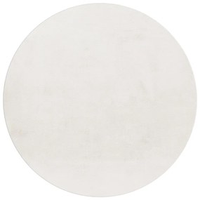 Krémový prateľný okrúhly koberec ø 120 cm Pouffy – Ayyildiz Carpets