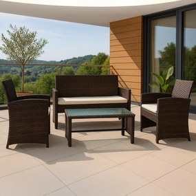 Sedacia súprava Toruba - hnedá