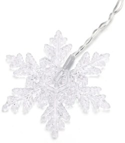 Aigostar - LED vonkajšia vianočná svetelná reťaz 120xLED / 6 W / 230 V / 8 režimov / 3x0,7 m / IP44 / teplá biela + diaľkové ovládanie