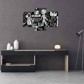 Obraz - Graffiti (90x60 cm)
