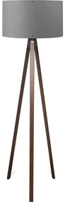 Stojacia lampa AYD 1xE27/40W/230V hnedá/šedá