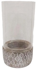 Cementový Kvetináč YS40571 9x9x17.5 cm