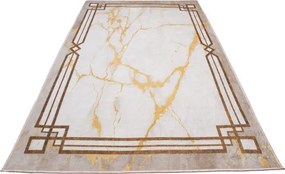 Protišmykový koberec MILANO 40021-01 krémový / zlatý