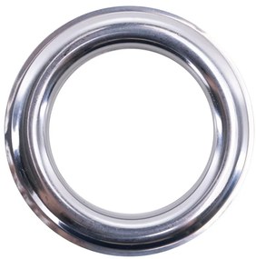 Homede Záclona Kresz Eyelets silver, biela, 140 x 240 cm