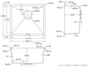 Granitový drez Sinks Frame 457 Granblack