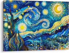 Obraz – Mozaika hviezdnej noci (70x50 cm)