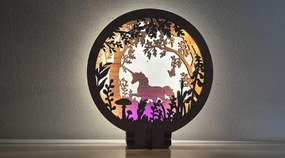 Nočná lampička pre deti Jednorožec