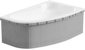Mexen X-ST, polystyrénový plášť na rohovú vaňu 240 cm, biela, 55022-00