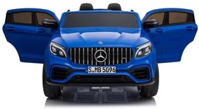 Lean Cars : Elektrické autíčko Mercedes GLC 63S - lakované - Modré - 4x45W - 12V10Ah - 2024