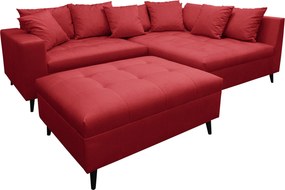 XXXLutz ROHOVÁ SEDAČKA, textil, červená MID.YOU - Sedačky - 001628000306