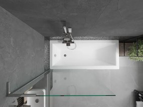 Mexen Next L, 1-krídlová vaňová zástena 90 x 150 cm, 6mm číre sklo, chrómový profil, 895-090-000-03-00-01