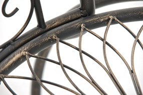 Kovová stolička Sheela s područkami (SET 2 ks) - Bronzová