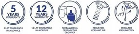 Cersanit Larga, vaňová batéria, čierna matná, S951-376