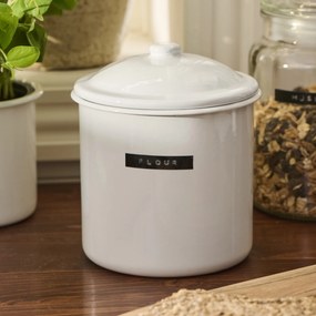 Ib Laursen Smaltovaná dóza White 15 cm
