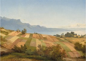Obraz - Alexandre Calame, Swiss Landscape, reprodukcia (70x50 cm)