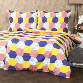 4Home Krepové obliečky Patchwork pastel