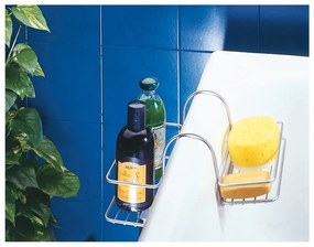 Obojstranná polička na zavesenie do vane Metaltex Oasis