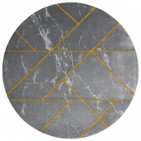 Kusový koberec Perl šedý kruh 160cm