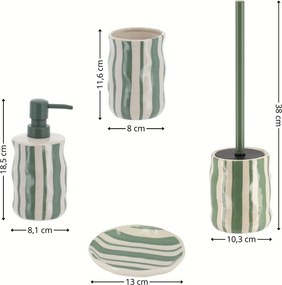 Sada kúpeľňových doplnkov Nola, kombinácia farieb/s čiernymi prvkami