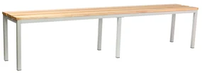 Lavica do šatne 200 x 35 x 45 cm, sivá - ral 7035