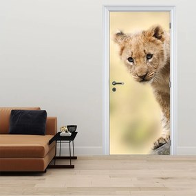 Fototapeta na dvere - Levíča (95x205cm)