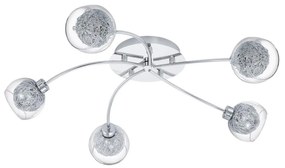 Eglo 93055 - Stropné svietidlo OVIEDO 5XG9/33W/230V