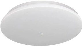 PLX LED stropné svietidlo do kúpeľne so senzorom ADAM, 18 W, denné biele svetlo, 33 cm, okrúhle, biele