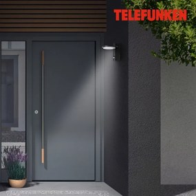 Telefunken 312505TF-LED Vonkajšie nástenné svietidlo so senzorom LED/10W/230V IP44