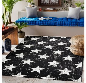 Koberec Floorlux sizal flat 48648/690 hviezdy