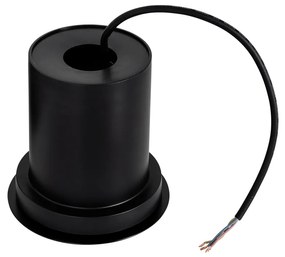 Sada 6 moderných vonkajších zemných svetiel čiernych AR70 nastaviteľných IP65 - Delux