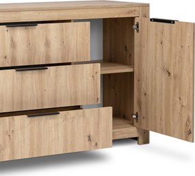 Komoda Houseland Tommy 01 200 cm dub artisan