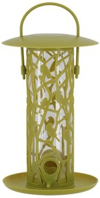 Závesné kŕmidlo pre vtáky Silo, 23x16 cm, plast, zelená