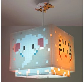Dalber 63372 - Detský luster LITTLE PIXEL 1xE27/15W/230V