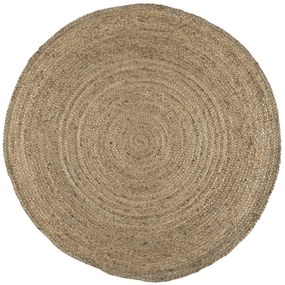 IB LAURSEN Okrúhly jutový koberec Natural Jute 120 cm