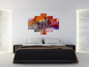 Obraz - Abstraktné atramentové umenie (150x105 cm)