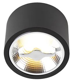 Moderné stropné bodové svetlo čierne AR111 vrátane LED - Expert