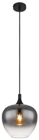 Globo 15548H - Luster na lanku MAXY 1xE27/40W/230V pr. 24 cm čierna