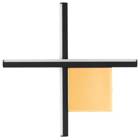Dizajnové nástenné svietidlo Cross 30 zlatá