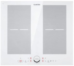 Klarstein Delicatessa 60, vstavaná indukčná varná doska, 7000 W, 4 zóny, sklokeramika, časovač