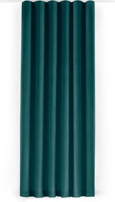 Zamatový dimout záves v petrolejovej farbe 200x300 cm Velto – Filumi