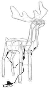 Záhradný sob s pohyblivou hlavou LED 115 cm SPRINGOS CL1227