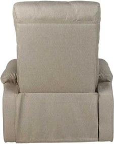 LuxuryForm DESIGN Televízne kreslo RUFO s polohovaním - béžové