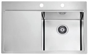ALVEUS 1103651 - Kuchynský drez PURE 79x52,5 cm satin, pravý