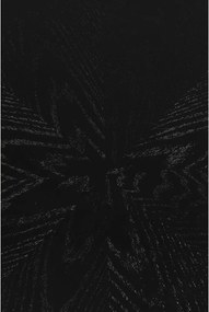 Čierny okrúhly konferenčný stolík v dekore duba ø 80 cm Fabio – White Label