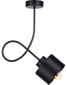Keter Lighting Prisadený luster SIMPLY BLACK 1xE27/60W/230V KE0077