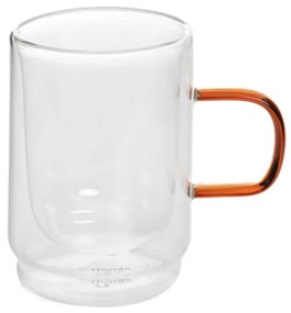 Sada dvoch hrnčekov CEMBRA RETRO s dvojitým dnom 888132 350 ml