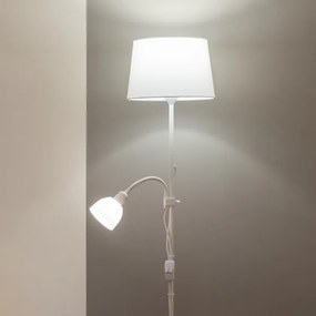 Brilagi - Stojacia lampa CERIA 1xE27/100W/230V + 1xE14/25W biela