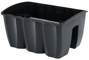 Truh.CROWN 39x28cm/DCRO400/na zábradlí/tmavosivý, 12 l