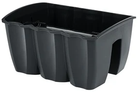 Truh.CROWN 39x28cm/DCRO400/na zábradlí/tmavosivý, 12 l