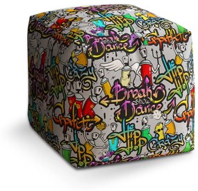 Sablio Taburet Graffiti: 40x40x40 cm